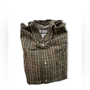 Columbia Green Button Up